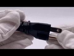 Japan 3-Pin Plug To IEC 320 C13 AC Power Cord Set Molding