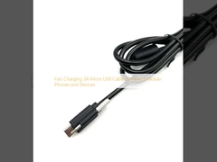 Fast Charging 3A Micro USB Cable for Type-c Mobile Phones and Devices