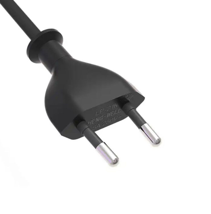 2.5A 250V 2 Pin Eu Power Cord