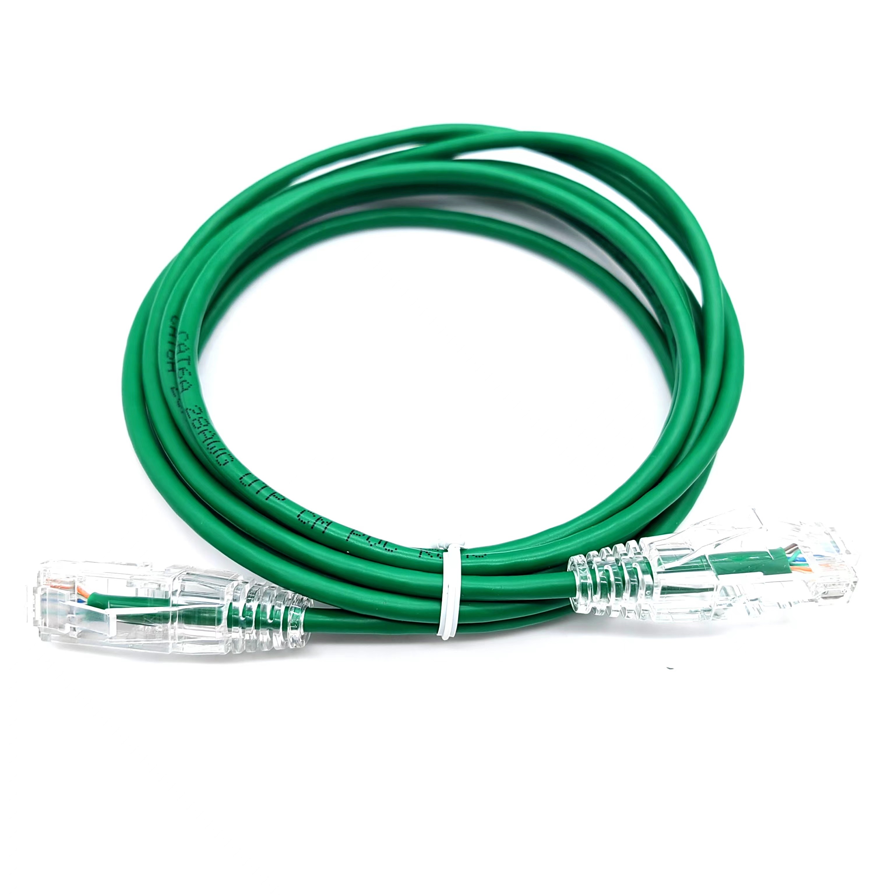 Waterproof Cat6A UTP 4PR RJ45 Connector 28AWG Patch Cord Cable with PVC ...