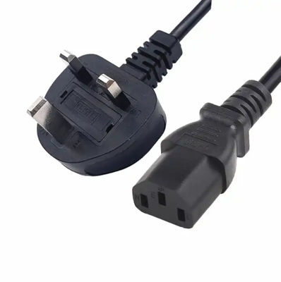 HENG WELL UK 3 Pin Power Cord For Consumer Electronics 220V - 250V 13A