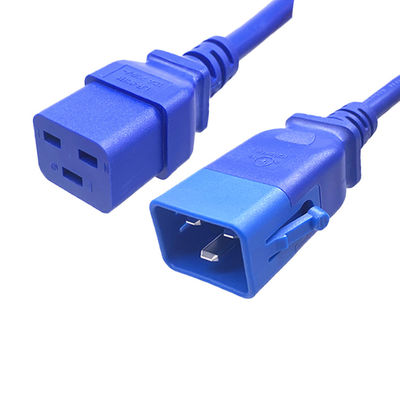 IEC Power Extension Cable , C19 To C20 UL Listed Power Cable
