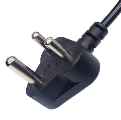 Home Appliance India Power Cord 3 Pin Cable For Computer 1.2m 1.5m 1.8m 2m 3m