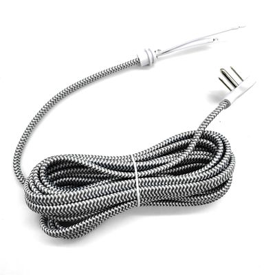 125V 10A PVC Jacket USA 3 Pin Power Cable 100% Pure Cooper With UL Certificate