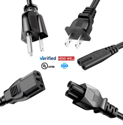 7A-10A 125V USA Power Extension Cord  with Nema5-15P Plug