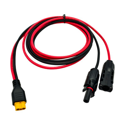 XLPE Insulated Solar Power Cable Solar Adapter Extension Cable 4mm 6mm For Solar Panels
